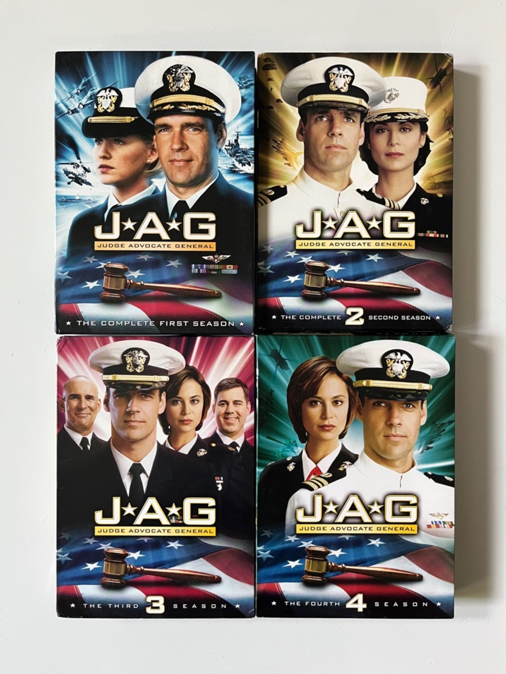JAG Complete Seasons 1-4 DVD Box Sets